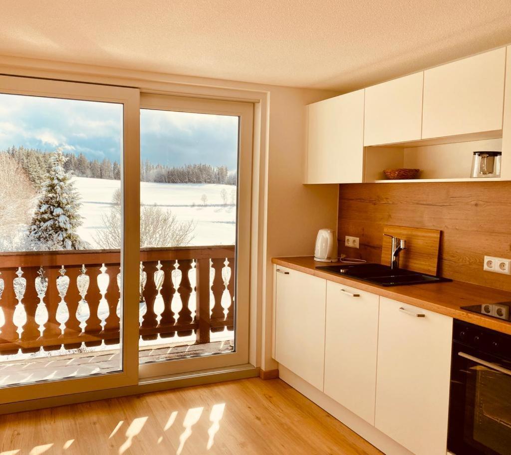 Gaestehaus Steiert Fewo Kuhbergblick レンツキルヒ エクステリア 写真